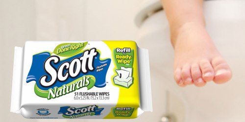 Amazon: Scott Naturals 408-Count Flushable Cleansing Cloths Just $11.34 Shipped