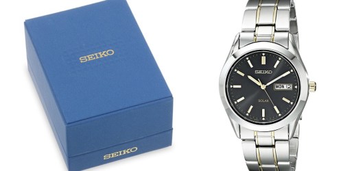 Amazon: Seiko Men’s Solar Watch Only $57 Shipped (Regularly $215) – Lowest Price EVER