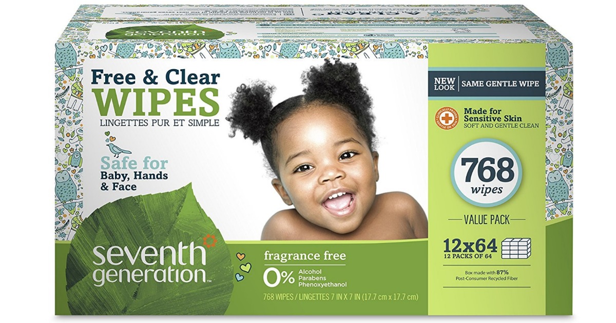 Amazon Extra 40 Off Seventh Generation Wipes, Diapers, Lotions & More