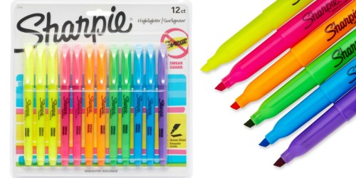Sharpie Highlighters 12 Count Pack Only $4.97 (Ships w/ $25+ Order!)