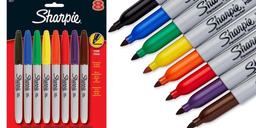 *HOT* Sharpie Fine Point Markers 8-Count Pack Only $1.60 Shipped (Just 20¢ Each)