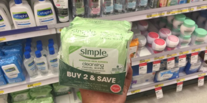 New TopCashBack Members: Score Free Simple Cleansing Wipes Double Pack ($7.48 Value)