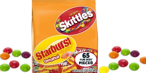 Amazon: Skittles and Starburst 31.9 Ounce Bag Only $6 Shipped (Great For Valentine’s Day Treats)