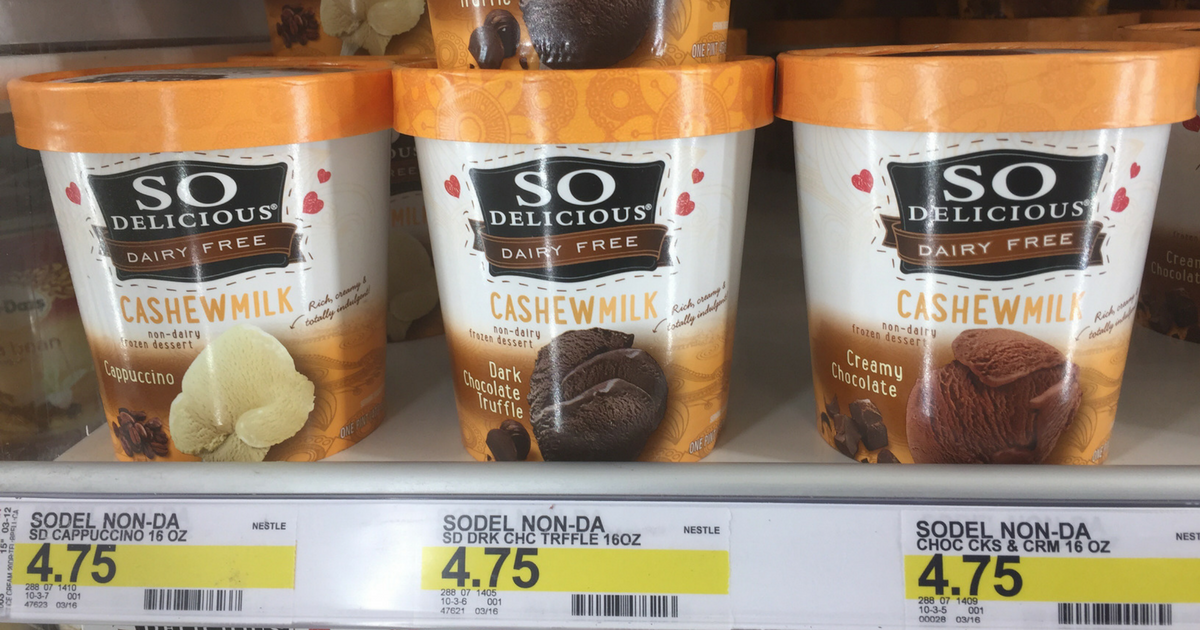 Target Shoppers! Over 50 Off So Delicious Dairy Free Ice Cream After
