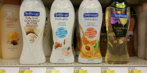 NEW $0.75/1 Softsoap Body Wash Coupon = ONLY 97¢ at Target!