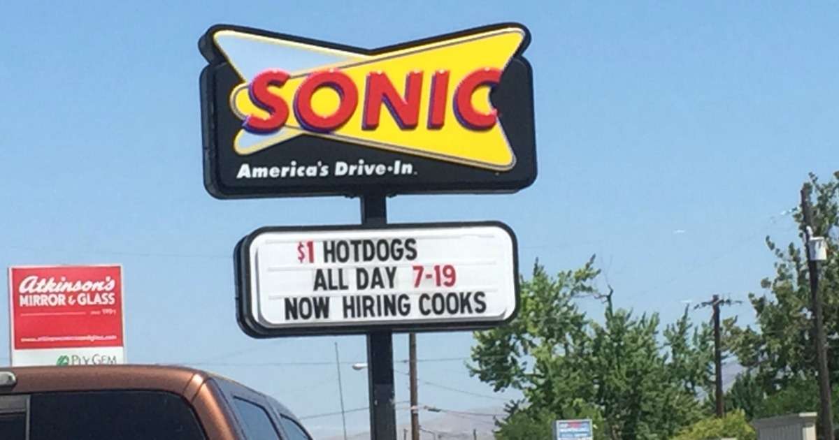 Sonic Drive-In Fans! Score a Hot Dog AND Slush for Just $1 (7/19 ONLY)