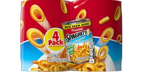 Amazon: SpaghettiOs Original Pasta 4-Pack Only $3.44 Shipped (Just 86¢ Per Can)