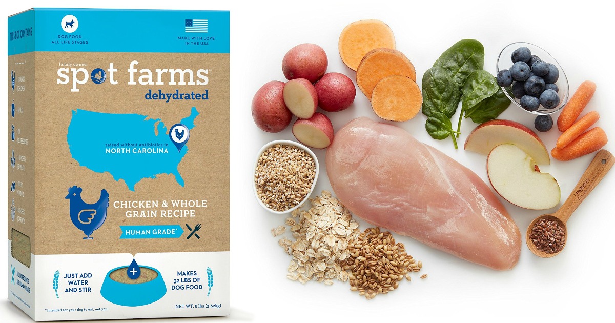 Amazon: 8 lb Box of Spot Farms Dehydrated Dog Food Just $34.99 Shipped