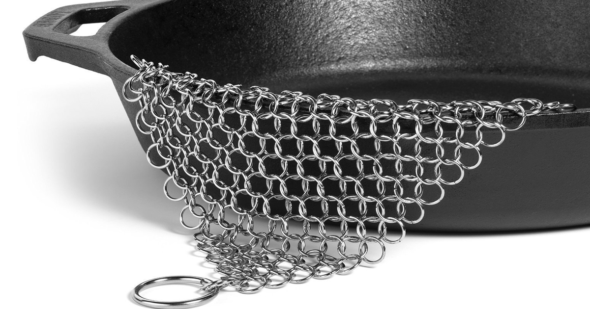 Amazon Amagabeli Cast Iron Cleaner ONLY 6.99 (Best Seller w/ Awesome Reviews)