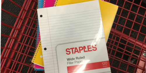 Staples School Supply Deals (Starting 7/9) = 50¢ Notebooks, Crayola Crayons, & More