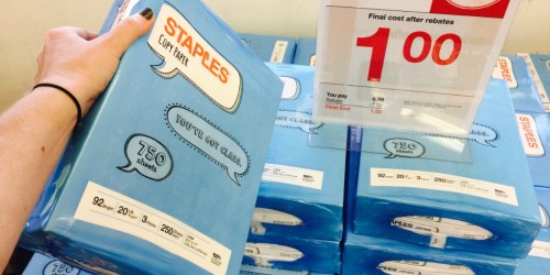 Staples Copy Paper 750-Sheet Ream Just 10¢ After Easy Rebate (Regularly $9)