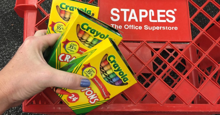 Up to $50 in Free Crayola Products After Staples Rewards