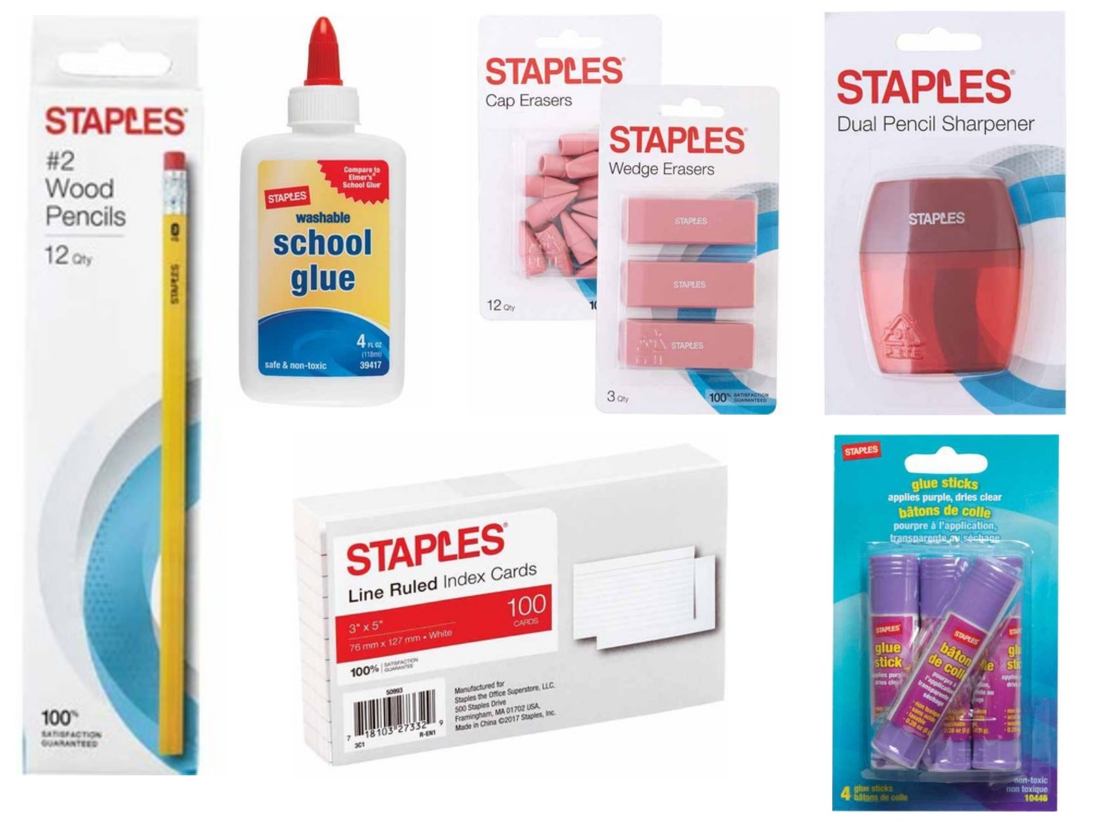 Staples School Supply Deals Starting 7/23 = Notebooks 25¢, School Glue