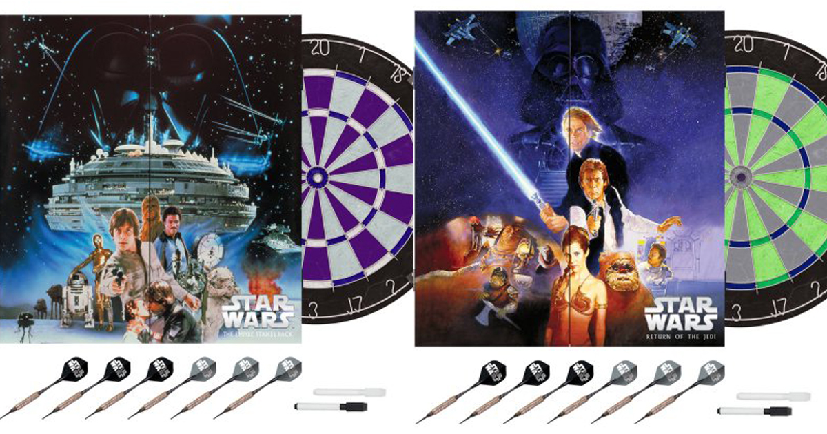 The Return of the Jedi Limited Edition Star Wars Bristle Dartboard with Cabinet 