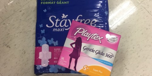 High Value Stayfree and Playtex Coupons = Nice Deals at CVS & Target