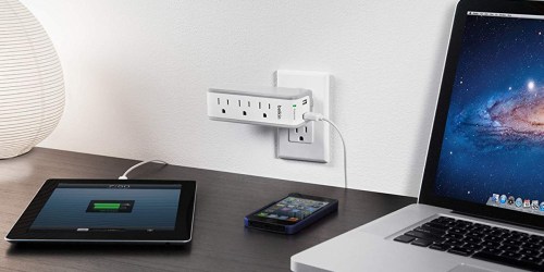 Amazon: Belkin 3-Outlet Surge Protector w/ Dual USB Ports Only $11.99 (Regularly $18) & More