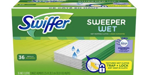 Amazon Prime: Swiffer Sweeper Wet Pad Refills 36-Count Pack Only $7.90 Shipped