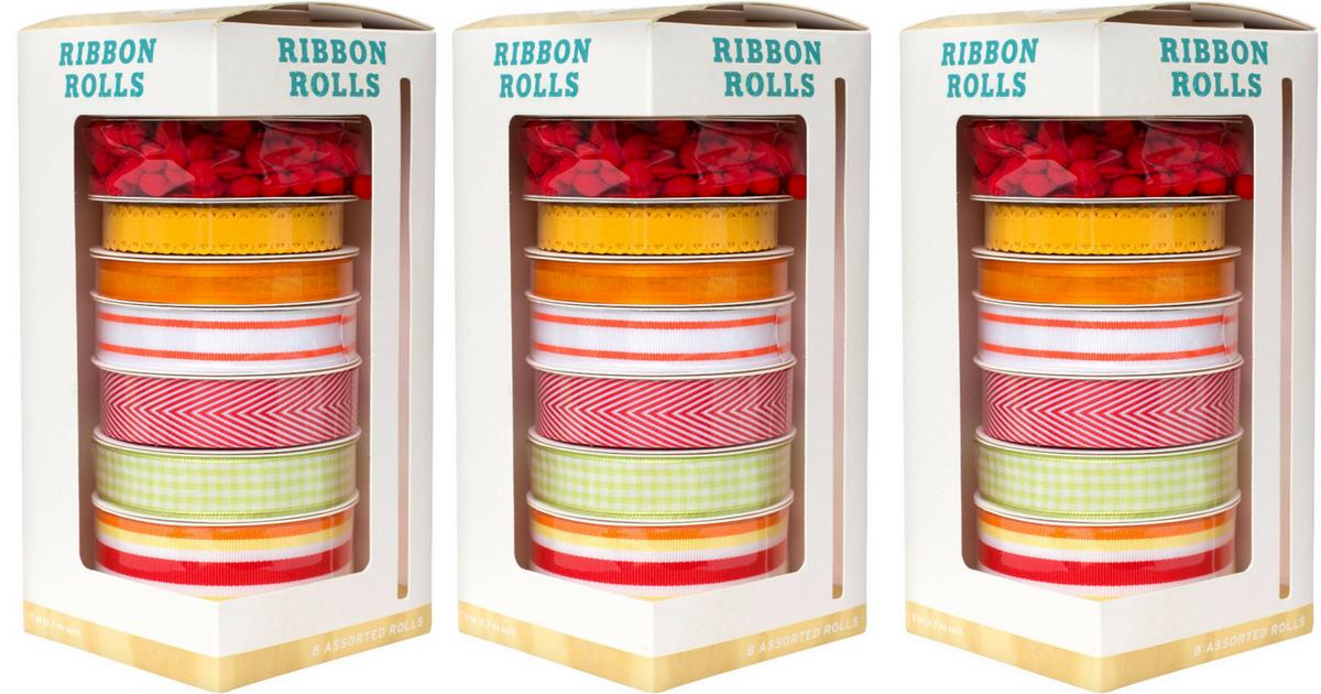 8 Pack of Ribbon Rolls Only 3.48 (Regularly 10) Just 44
