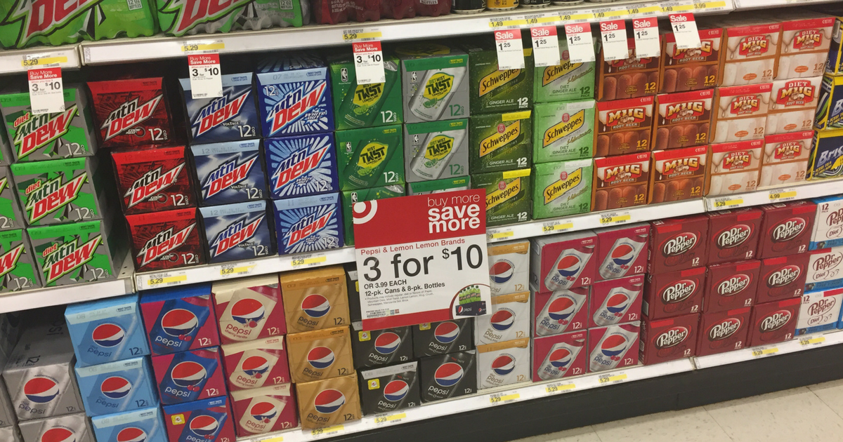 Target Shoppers! Pepsi 12-Packs $2.50, Dr. Pepper 8-Packs $1.92 (After ...