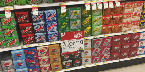 Target Shoppers! Pepsi 12-Packs $2.50, Dr. Pepper 8-Packs $1.92 (After Gift Card) & More