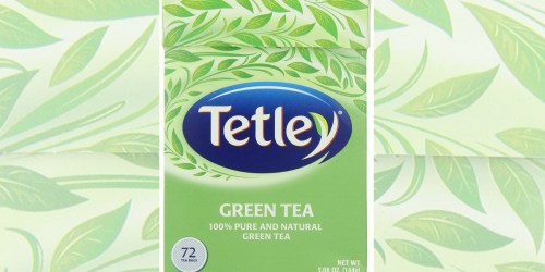 Amazon: Tetley Green Tea Bags 72-Count Only $2.66 (Just 4¢ Per Tea Bag)