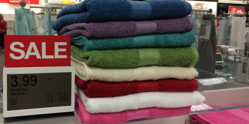 Kohl’s: TWO The Big One Bath Towels Just $5.95 (Only $2.98 Each)