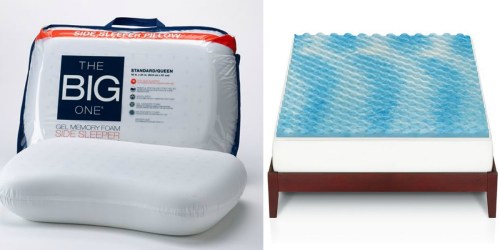 Kohl’s Cardholders: The Big One Mattress Topper AND Memory Foam Pillow Only $34.98 Shipped
