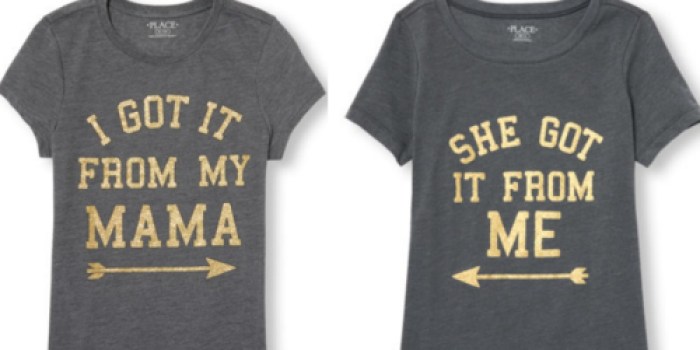 The Children’s Place: Adorable Matching Parent & Child Tees Only $13.75 Shipped for Set