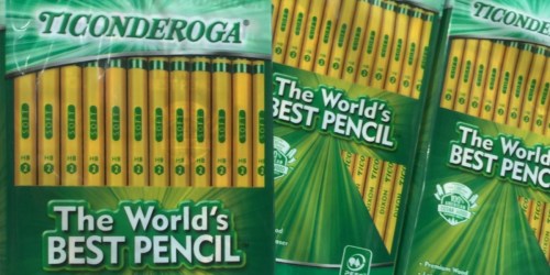 Wow! Ticonderoga Pencils 12-Pack ONLY $1 at Staples (Starting 7/30) – Teacher Favorite