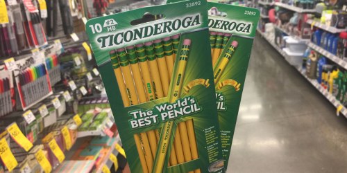 Walgreens: Ticonderoga 10-Count Pre-Sharpened Pencils ONLY 99¢ (No Coupons Needed)
