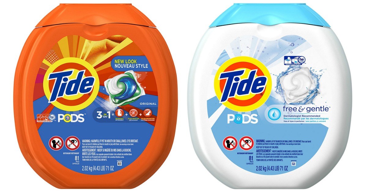 Amazon Tide PODS Laundry Detergent 81Count ONLY 13 Shipped (Just 16