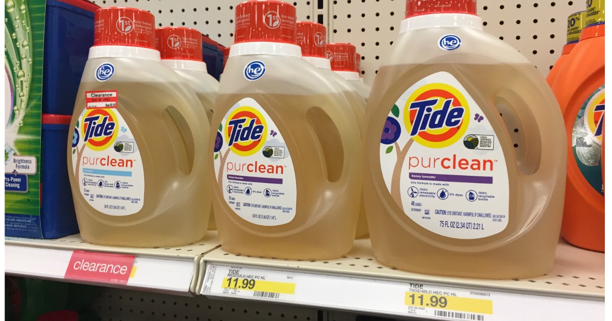 Target Tide PurClean 50 Oz Laundry Detergent as Low as 3.23 After