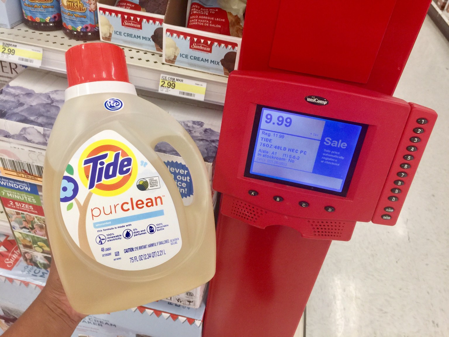 Target Tide 75 Oz Laundry Detergent Only 4.99 (Regularly 11.99