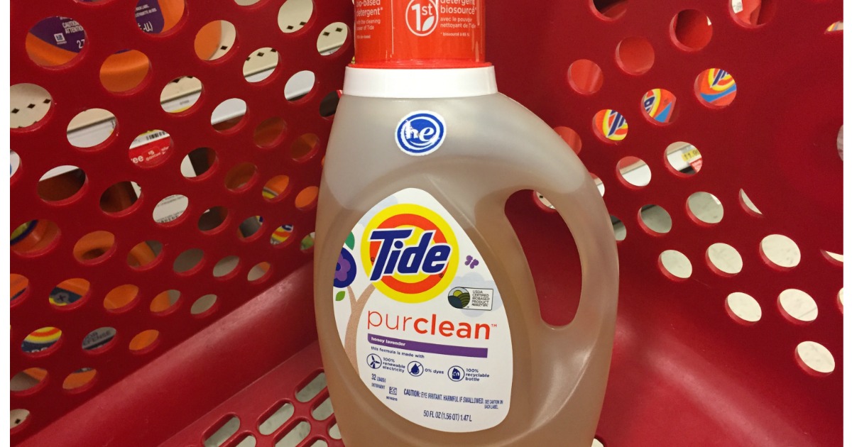 Target Tide PurClean Laundry Detergent 50oz Bottles Only 4.99 (Just
