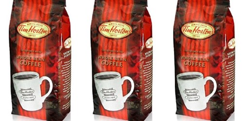 Nice Savings on Tim Horton’s Coffee on Amazon (Whole Bean and K-Cups)