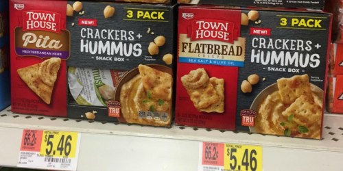 Score FREE Town House Crackers + Hummus Snack Boxes at Walmart (Using Just Your Phone)