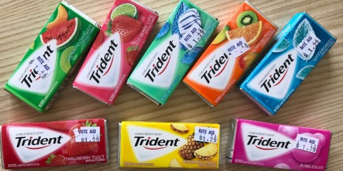 Possible FREE Trident Gum Single Packs at Rite Aid