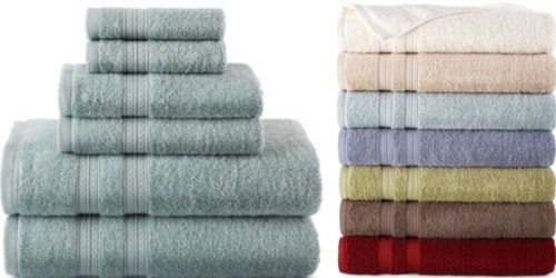JCPenney: Home Expressions 6-Piece Towel Sets Only $11.89 (Regularly $48)