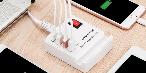 Amazon: Aropey 4-Port USB Charger Only $8.99 (Regularly $15+)