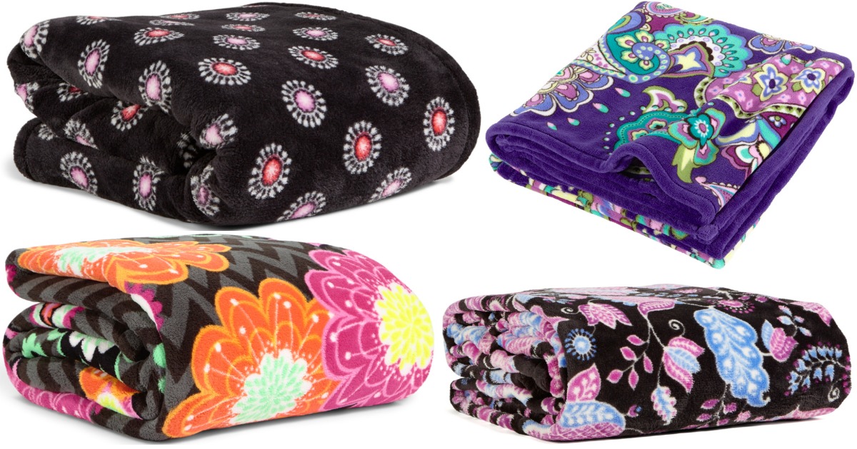 Zulily Vera Bradley Plush Printed Blankets Only 14.99 (Regularly 50)