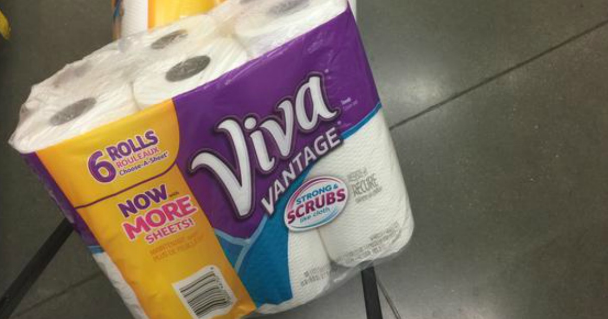 Walgreens Viva Vantage Paper Towels 6Count Just 2.49 After Cash Back