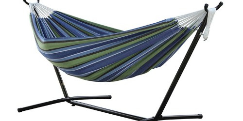 Amazon: Vivere Double Hammock w/ Space Saving Stand ONLY $56 Shipped