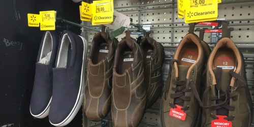 Walmart Clearance: Men’s Faded Glory & Wrangler Shoes $5 + $1 Kids Shoes & More
