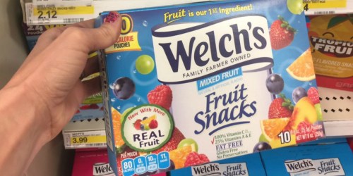 Target: Welch’s Fruit Snacks 10 Count Box Only $1.41