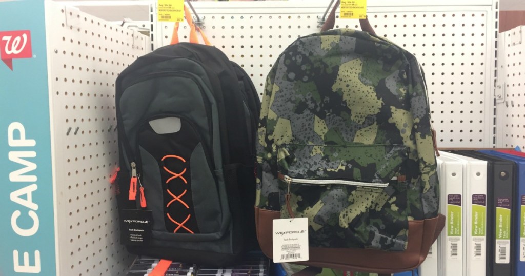 walgreens backpacks $3 2019