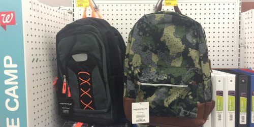 Walgreens Shoppers! Wexford Backpacks ONLY $3 (Starting 7/30)