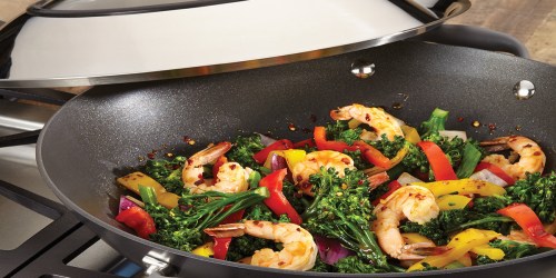Macy’s: Anolon Advanced Nonstick 14″ Covered Wok Only $29.99 (Regularly $99.99)
