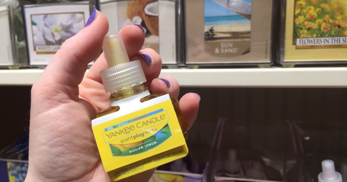 Yankee Candle Buy 1 Get 2 FREE ScentPlug Refills Coupon = Just 2.33 Each