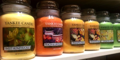 FOUR Large Yankee Candles Just $44 (Only $11 Each)
