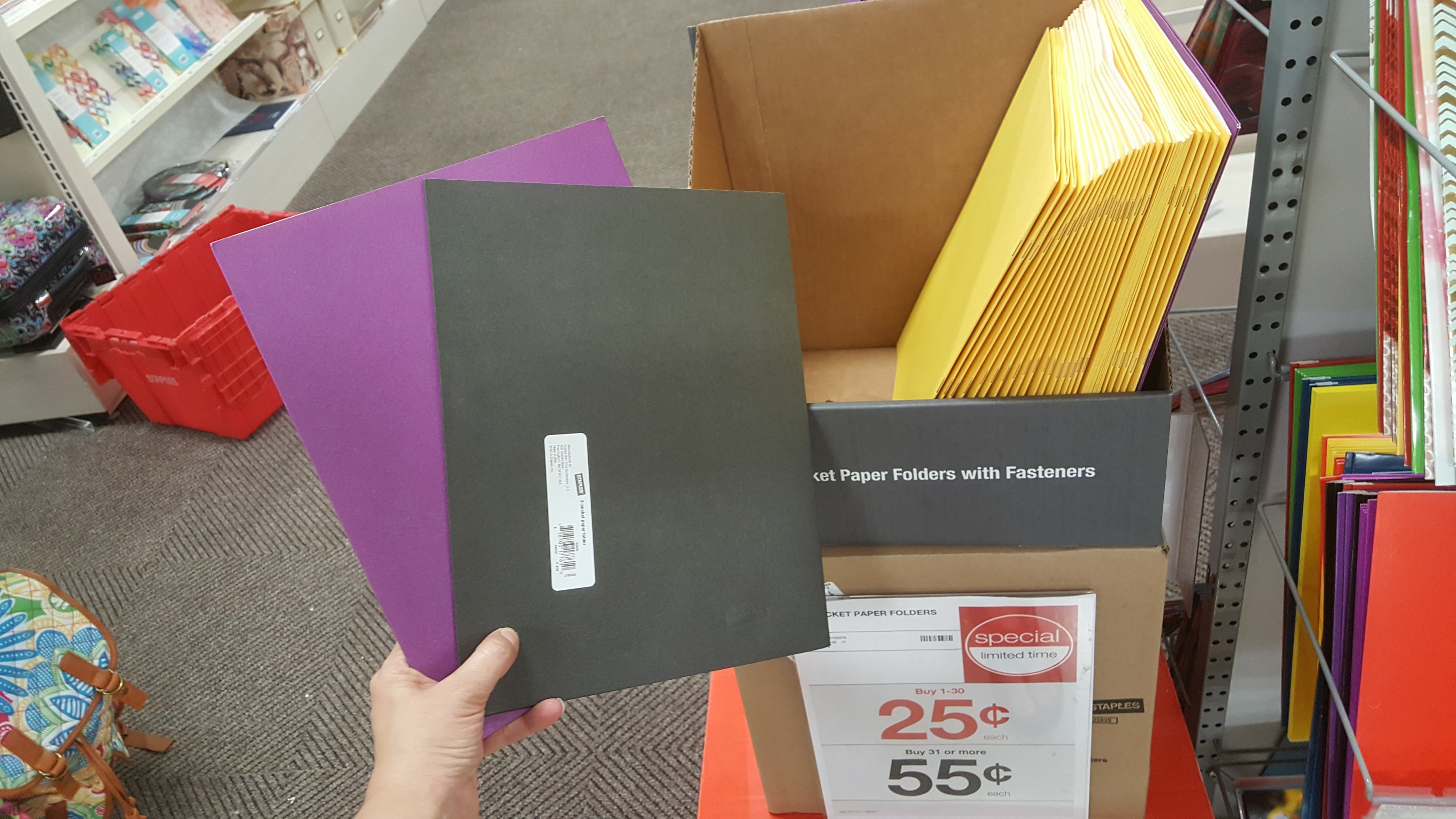 Staples Folders and 1Subject Notebooks Only 15¢ (Starting 8/20